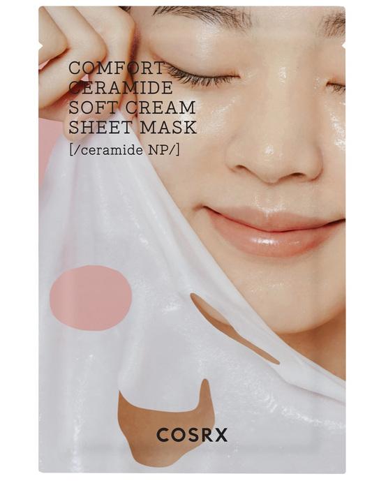COSRX Balancium Comfort Ceramide Soft Cream Sheet Mask Sheet Face Mask with Ceramides