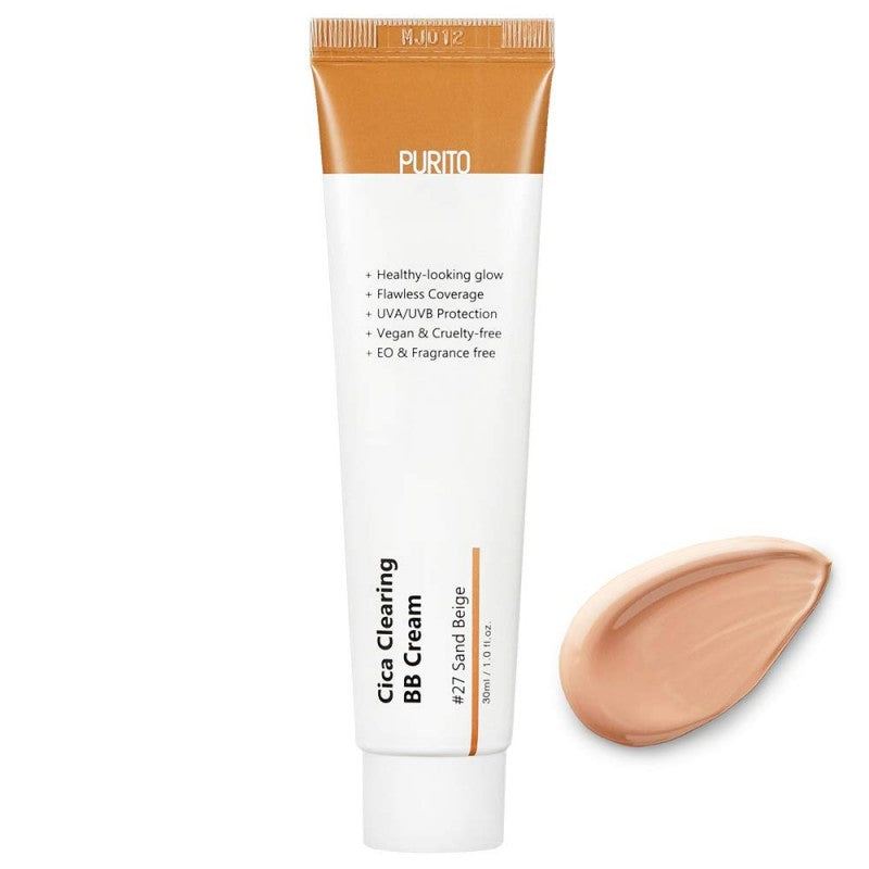 PURITO - Cica Clearing BB Cream #27 sand beige - myhomeskin.com