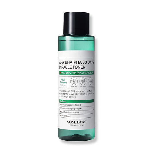SOME BY MI AHA, BHA, PHA 30 Days Miracle Toner - myhomeskin.com